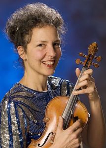 Kitty McIntyre, bluegrass fiddler with Vernon McIntyre's Appalachian Grass