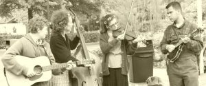 concert by Kitty McIntyre's bluegrass students at 2013 Appalachian Festival