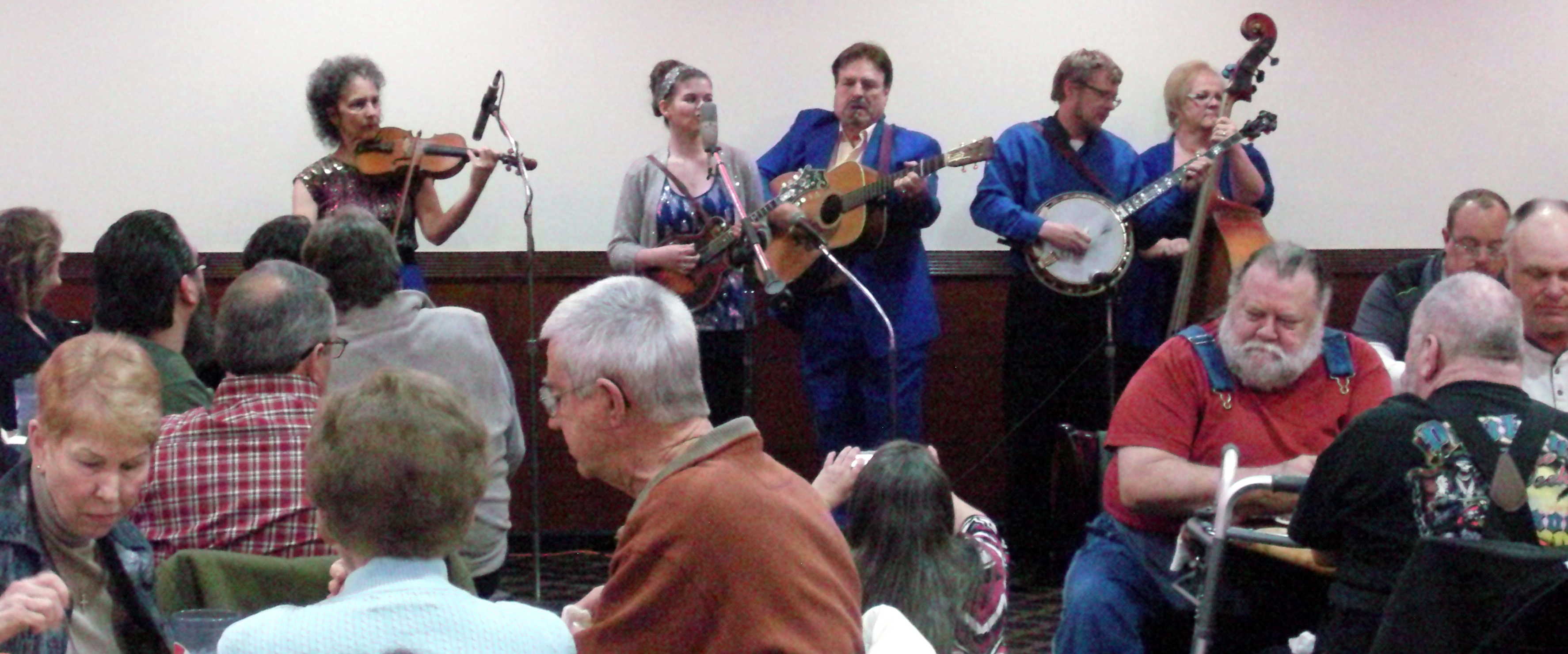 Vernon McIntyre's Appalachian Grass entertains at the 2016 Chinese Breakdown Dinner