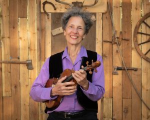 picture Kitty McIntyre fiddler with Vernon McIntyre's Appalachian Grass