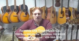 link to video about guitars for sale at Famous Old Time Music Company