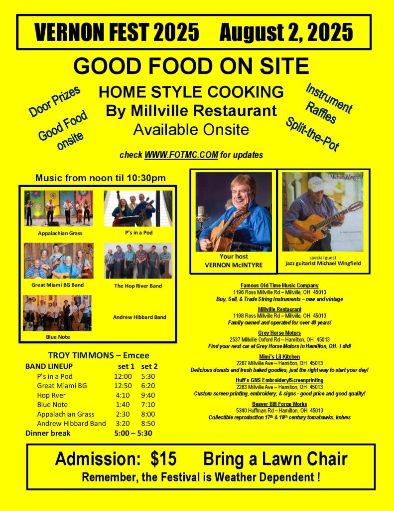 Vernon Fest 2025 flier