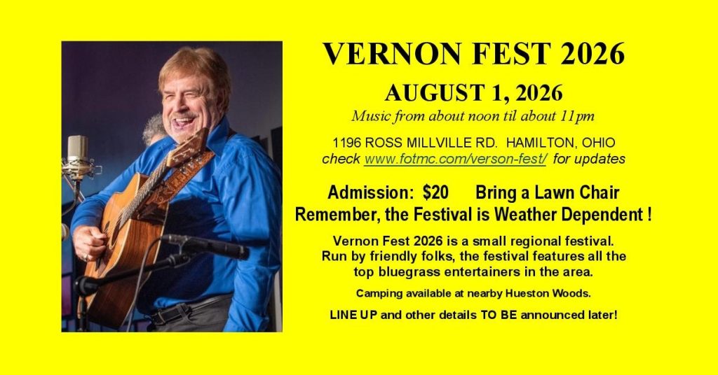 Vernon Fest 2026 summary flyer